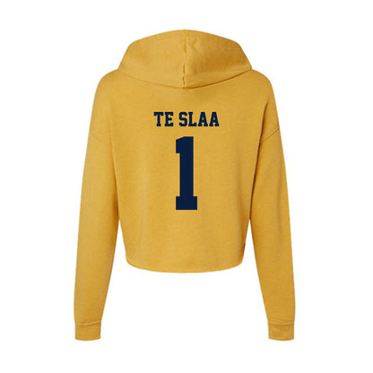 AU - NCAA Men's Basketball : Tanner Te Slaa - Women's Crop Fleece Hoodie-1