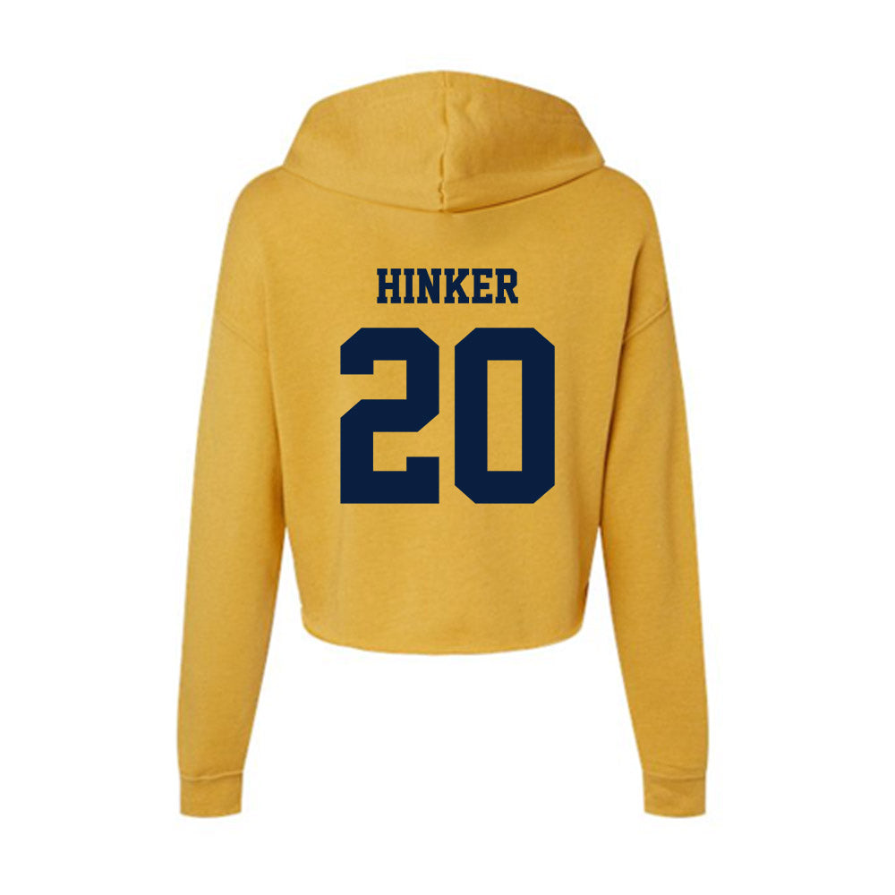 AU - NCAA Men's Basketball : Caden Hinker - Women's Crop Fleece Hoodie-1