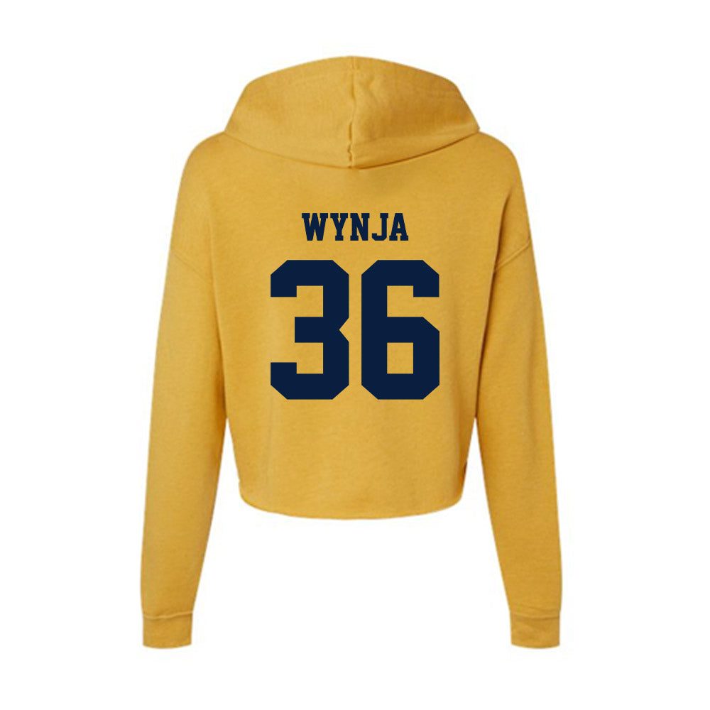 AU - NCAA Softball : Claire Wynja - Women's Crop Fleece Hoodie-1
