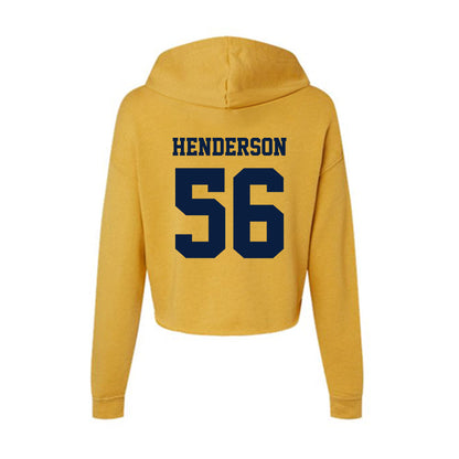 AU - NCAA Football : Jace Henderson - Women's Crop Fleece Hoodie-1
