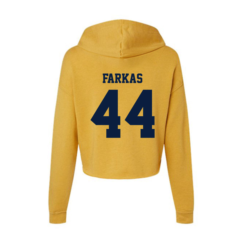AU - NCAA Acrobatics & Tumbling : Mercea Farkas - Women's Crop Fleece Hoodie-1