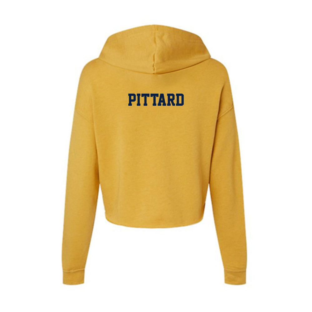AU - NCAA Acrobatics & Tumbling : Averie Pittard - Women's Crop Fleece Hoodie-1