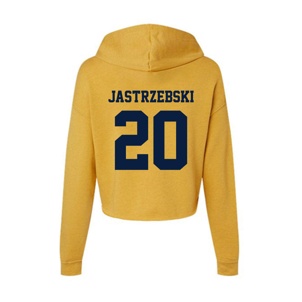 AU - NCAA Men's Ice Hockey : Jacob Jastrzebski - Women's Crop Fleece Hoodie-1