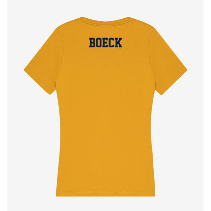 AU - NCAA Women's Track & Field : Peyton Boeck - Women's V-Neck T-Shirt-1