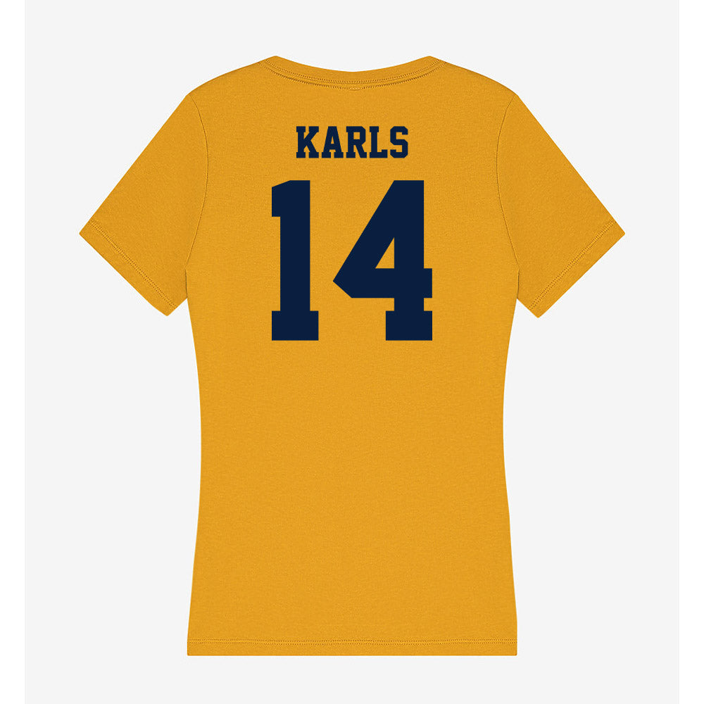 AU - NCAA Women's Soccer : Auburn Karls - Women's V-Neck T-Shirt-1
