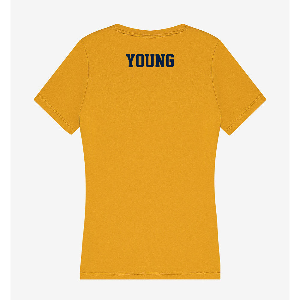 AU - NCAA Acrobatics & Tumbling : Baileigh Young - Women's V-Neck T-Shirt-1