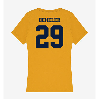 AU - NCAA Women's Soccer : Reese Beheler - Women's V-Neck T-Shirt-1