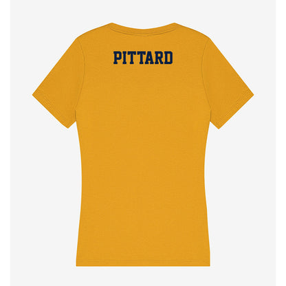 AU - NCAA Acrobatics & Tumbling : Averie Pittard - Women's V-Neck T-Shirt-1