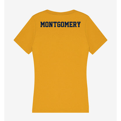 AU - NCAA Women's Swimming & Diving : Meesha Montgomery - Women's V-Neck T-Shirt-1