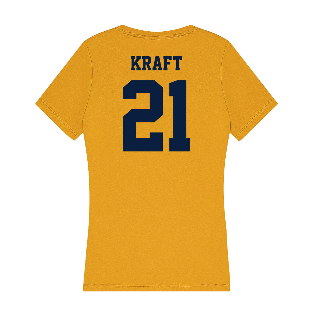 AU - NCAA Men's Basketball : Conner Kraft - Women's V-Neck T-Shirt-1