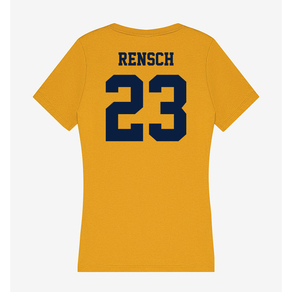 AU - NCAA Men's Basketball : Sam Rensch - Women's V-Neck T-Shirt-1