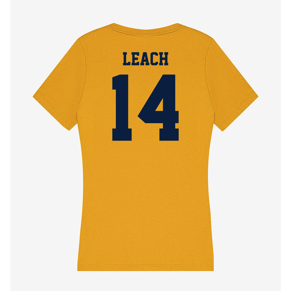 AU - NCAA Women's Volleyball : Karalynn Leach - Women's V-Neck T-Shirt-1