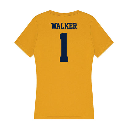AU - NCAA Women's Volleyball : Ellie Walker - Women's V-Neck T-Shirt-1
