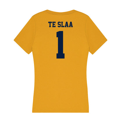 AU - NCAA Men's Basketball : Tanner Te Slaa - Women's V-Neck T-Shirt-1