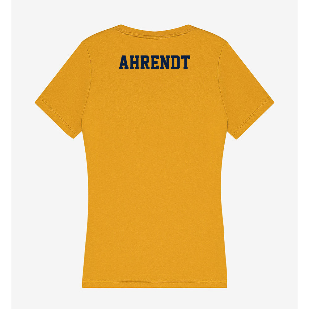 AU - NCAA Men's Swimming & Diving : Lincoln Ahrendt - Women's V-Neck T-Shirt-1