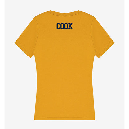 AU - NCAA Acrobatics & Tumbling : Jessica Cook - Women's V-Neck T-Shirt-1