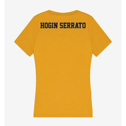 AU - NCAA Men's Swimming & Diving : Dominic Hogin Serrato - Women's V-Neck T-Shirt-1
