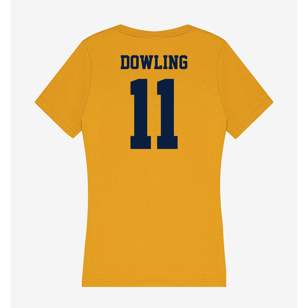 AU - NCAA Women's Soccer : Aubree Dowling - Women's V-Neck T-Shirt-1