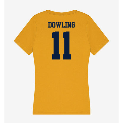 AU - NCAA Women's Soccer : Aubree Dowling - Women's V-Neck T-Shirt-1