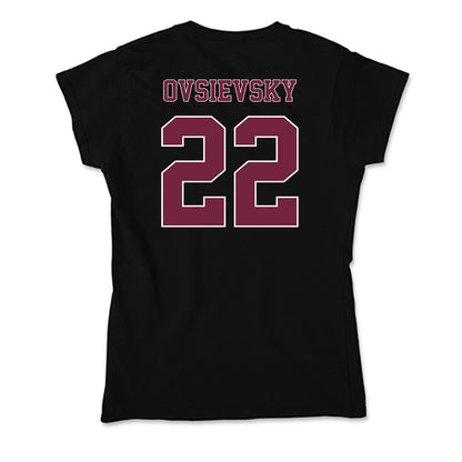 Fordham - NCAA Women's Soccer : Kit Ovsievsky - Soft Style Women’s T-Shirt-1
