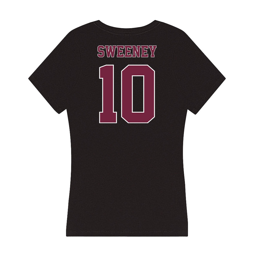 Fordham - NCAA Women's Volleyball : Erynn Sweeney - Women's V-Neck T-Shirt-1