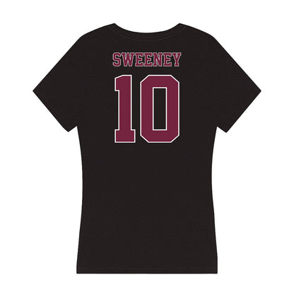 Fordham - NCAA Women's Volleyball : Erynn Sweeney - Women's V-Neck T-Shirt-1