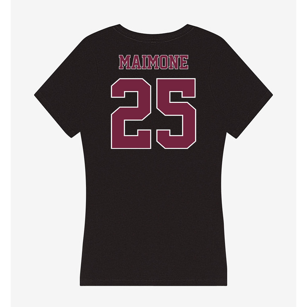 Fordham - NCAA Men's Soccer : Joseph Maimone - Women's V-Neck T-Shirt-1