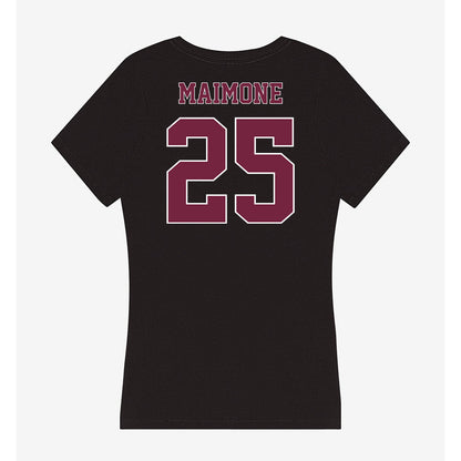 Fordham - NCAA Men's Soccer : Joseph Maimone - Women's V-Neck T-Shirt-1