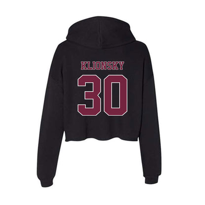 Fordham - NCAA Women's Soccer : Audri Klionsky - Women's Crop Fleece Hoodie-1