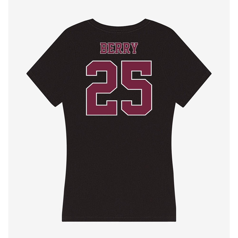Fordham - NCAA Women's Basketball : Kaila Berry - Classic Shersey Women's V-Neck T-Shirt-1