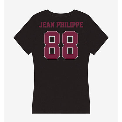 Fordham - NCAA Football : Nathan Jean Philippe - Women's V-Neck T-Shirt-1