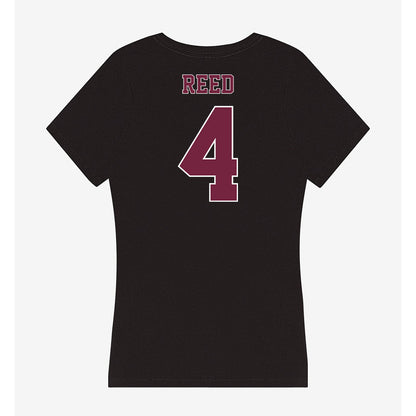 Fordham - NCAA Football : KJ Reed - Women's V-Neck T-Shirt-1
