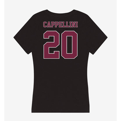 Fordham - NCAA Men's Soccer : Niko Cappellini - Classic Shersey Women's V-Neck T-Shirt-1