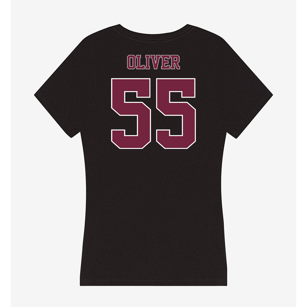 Fordham - NCAA Football : Brian Oliver - Women's V-Neck T-Shirt-1
