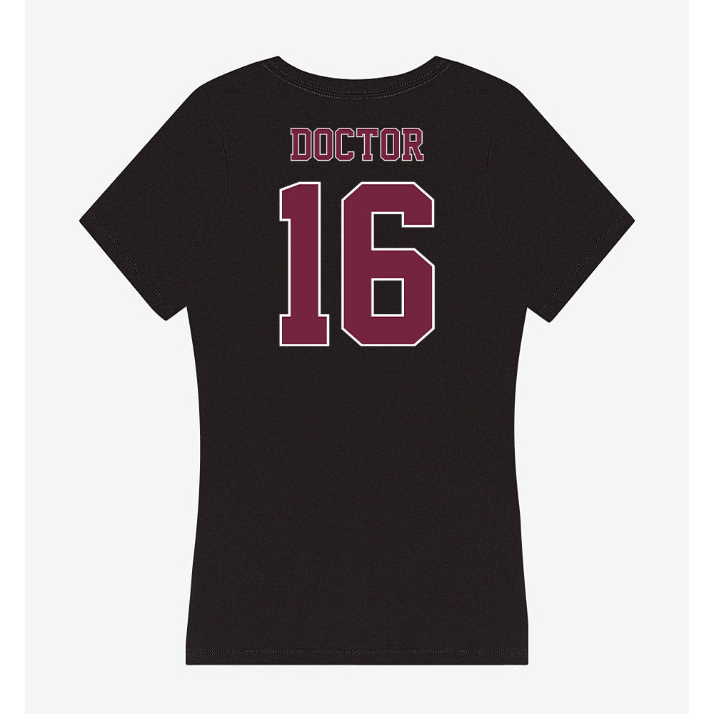 Fordham - NCAA Football : Michael Doctor - Women's V-Neck T-Shirt-1