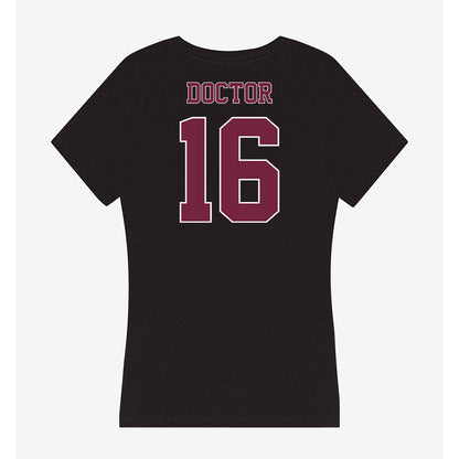 Fordham - NCAA Football : Michael Doctor - Women's V-Neck T-Shirt-1