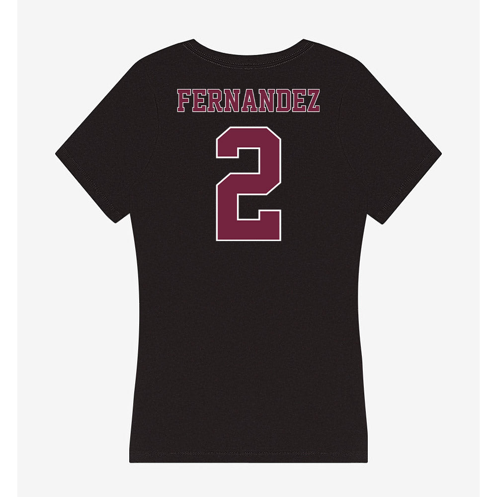 Fordham - NCAA Women's Volleyball : Lola Fernandez - Classic Shersey Women's V-Neck T-Shirt-1