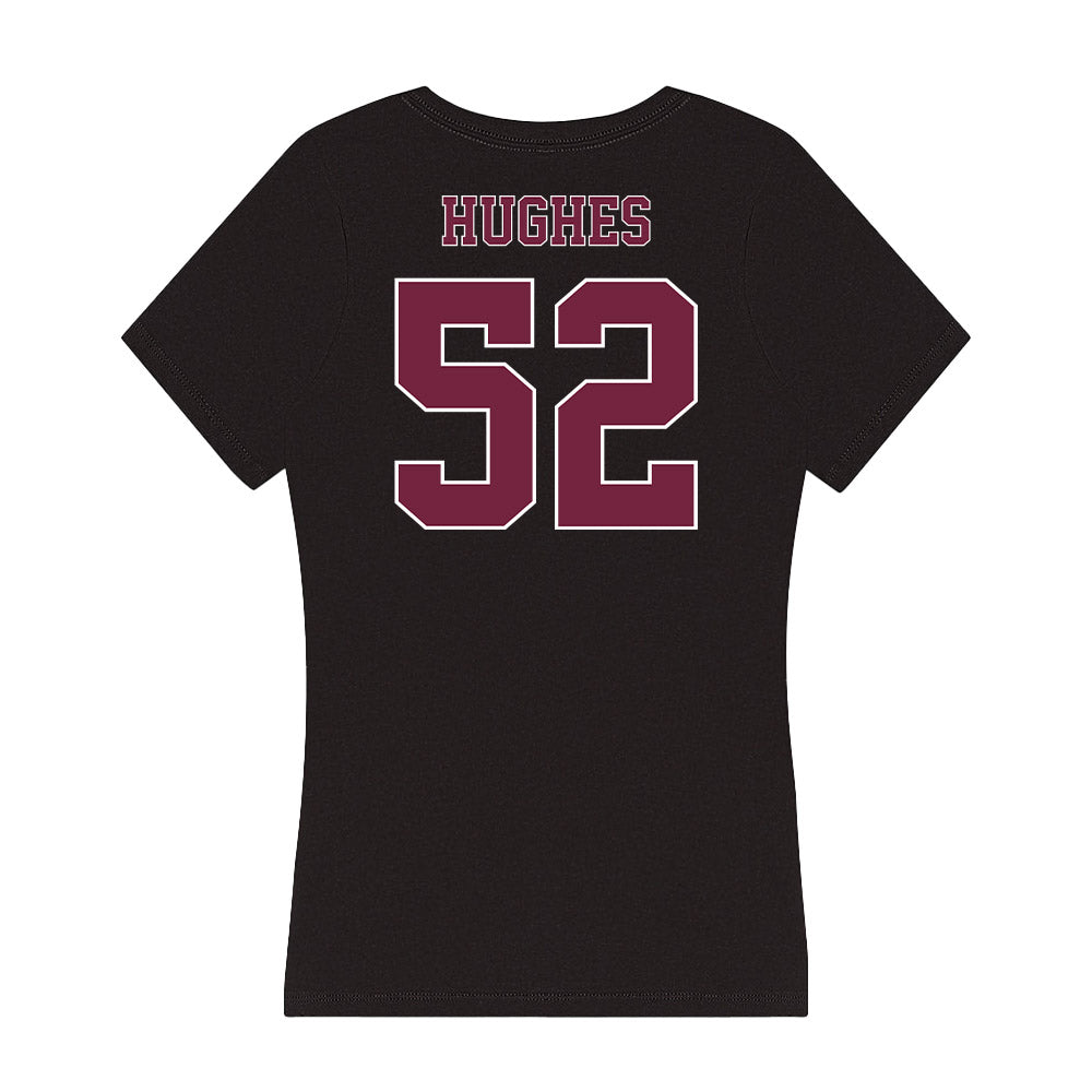 Fordham - NCAA Football : Shane Hughes - Women's V-Neck T-Shirt-1