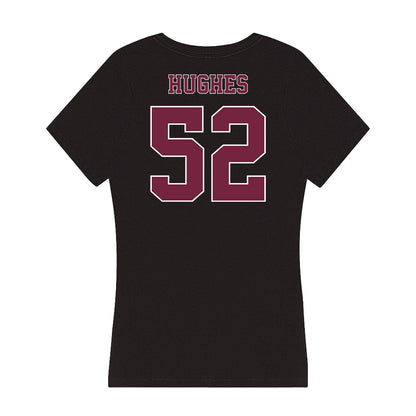 Fordham - NCAA Football : Shane Hughes - Women's V-Neck T-Shirt-1