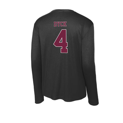 Fordham - NCAA Men's Water Polo : Mark Dyck - Activewear Long Sleeve T-Shirt-1
