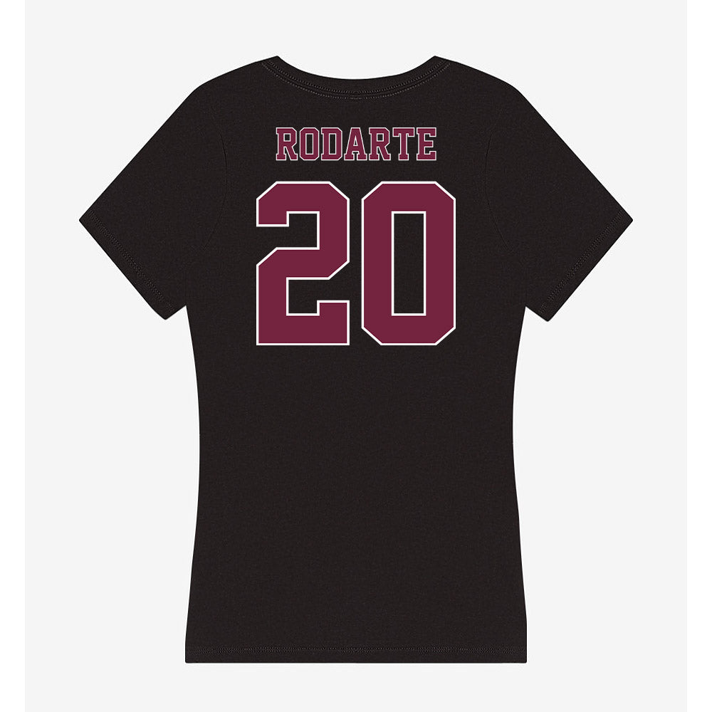 Fordham - NCAA Baseball : Jordan Rodarte - Women's V-Neck T-Shirt-1
