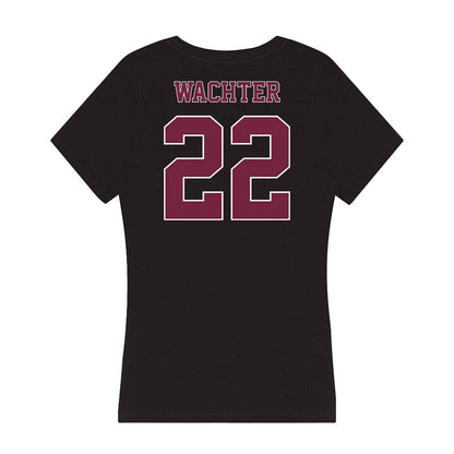 Fordham - NCAA Baseball : TJ Wachter - Women's V-Neck T-Shirt-1