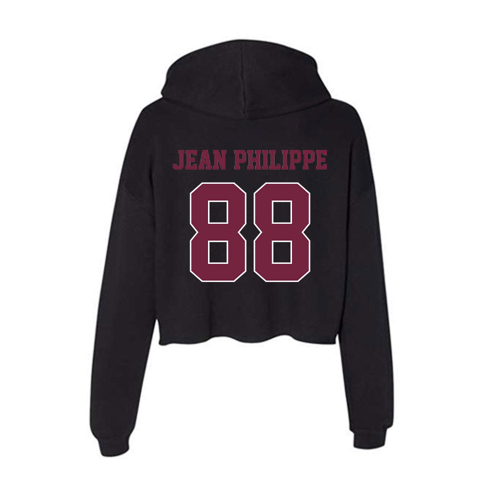 Fordham - NCAA Football : Nathan Jean Philippe - Women's Crop Fleece Hoodie-1