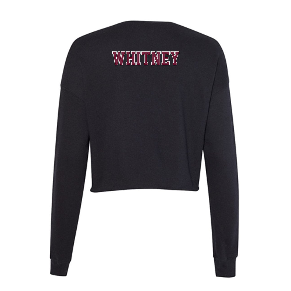 Fordham - NCAA Women's Rowing : Carmen Whitney - Women's Cropped Crew Fleece-1