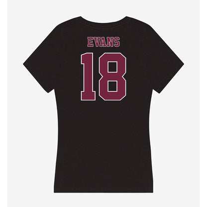 Fordham - NCAA Football : Jayln Evans - Women's V-Neck T-Shirt-1