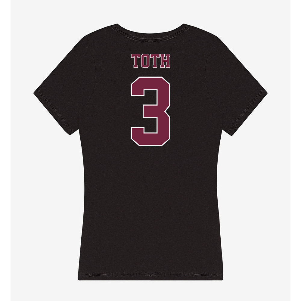 Fordham - NCAA Men's Water Polo : Andras Toth - Women's V-Neck T-Shirt-1