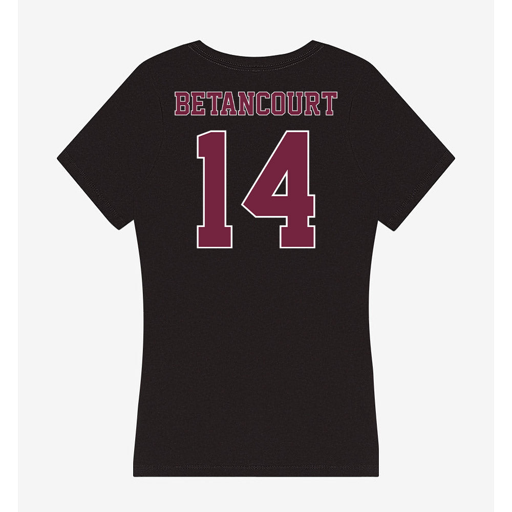 Fordham - NCAA Men's Soccer : Elias Betancourt - Classic Shersey Women's V-Neck T-Shirt-1