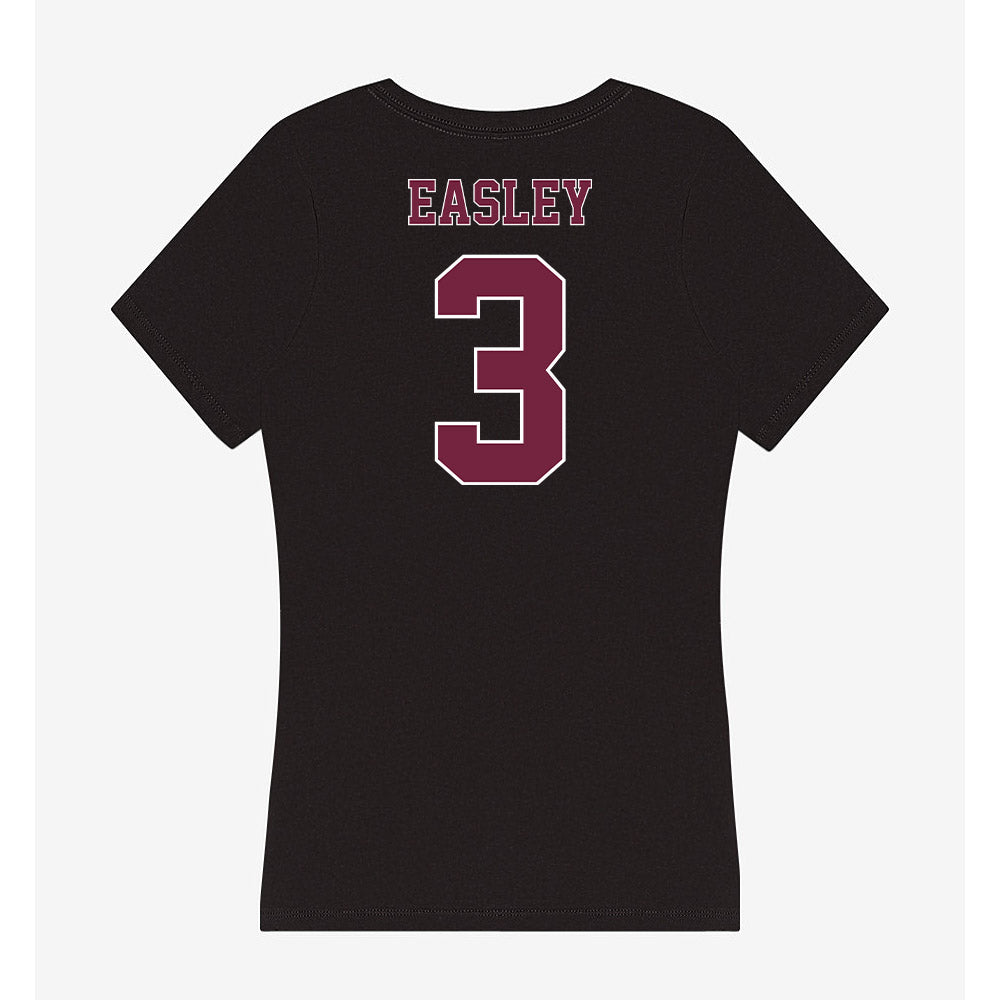 Fordham - NCAA Women's Basketball : Carryn Easley - Women's V-Neck T-Shirt-1