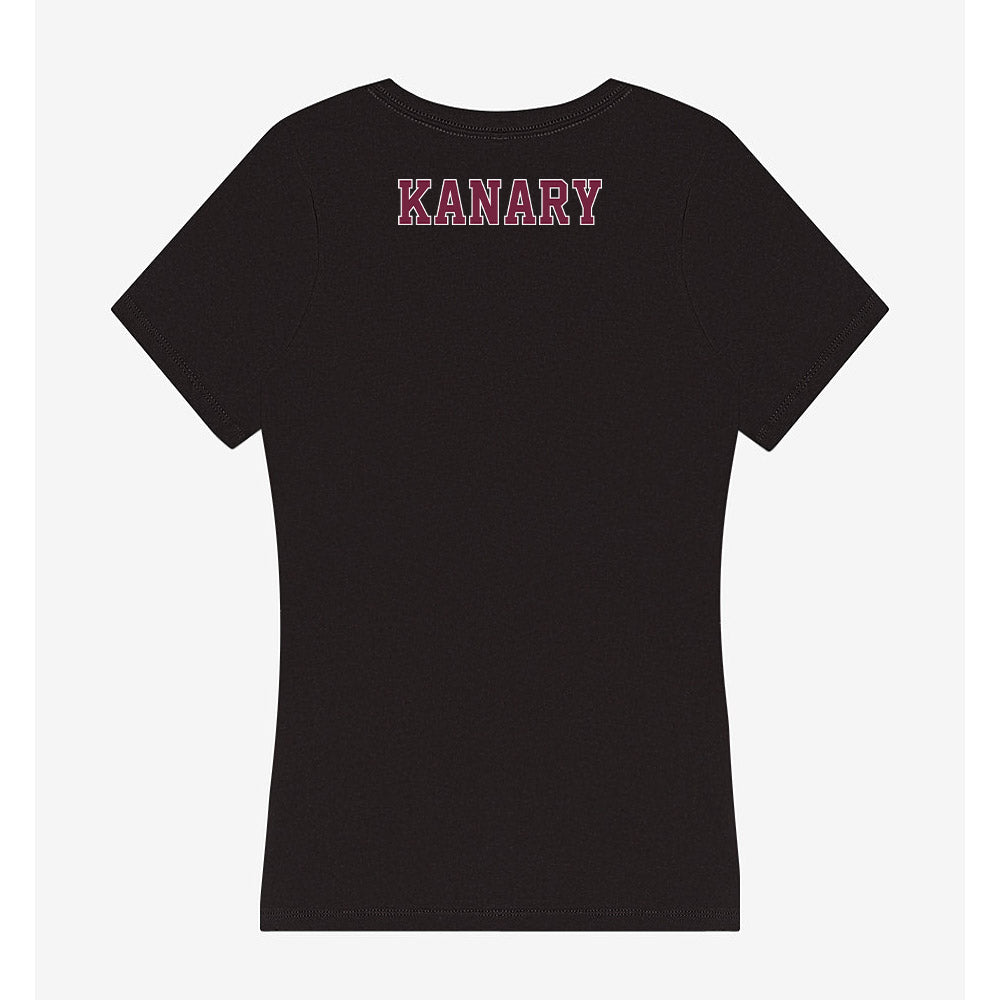 Fordham - NCAA Women's Swimming & Diving : Karina Kanary - Women's V-Neck T-Shirt-1
