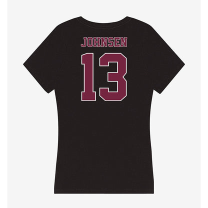 Fordham - NCAA Women's Soccer : Lena Johnsen - Women's V-Neck T-Shirt-1